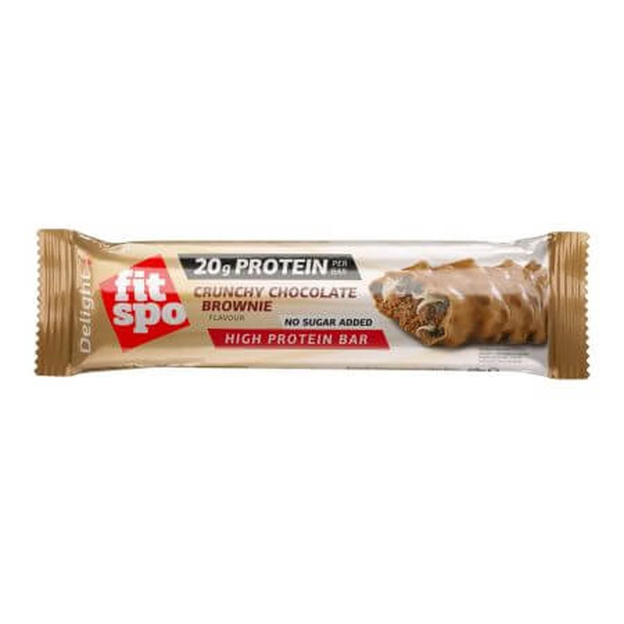 Proteic Delight, Krokante Brownie, 60 g, FitSpo