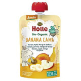 Banaan-, appel-, mango- en abrikozenpuree, +6 maanden, 100 g, Holle Babyvoeding