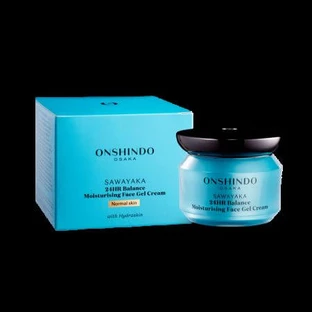 Crema facial en gel hidratante 24H con complejo Hydraskin, 50 ml, Onshindo Osaka