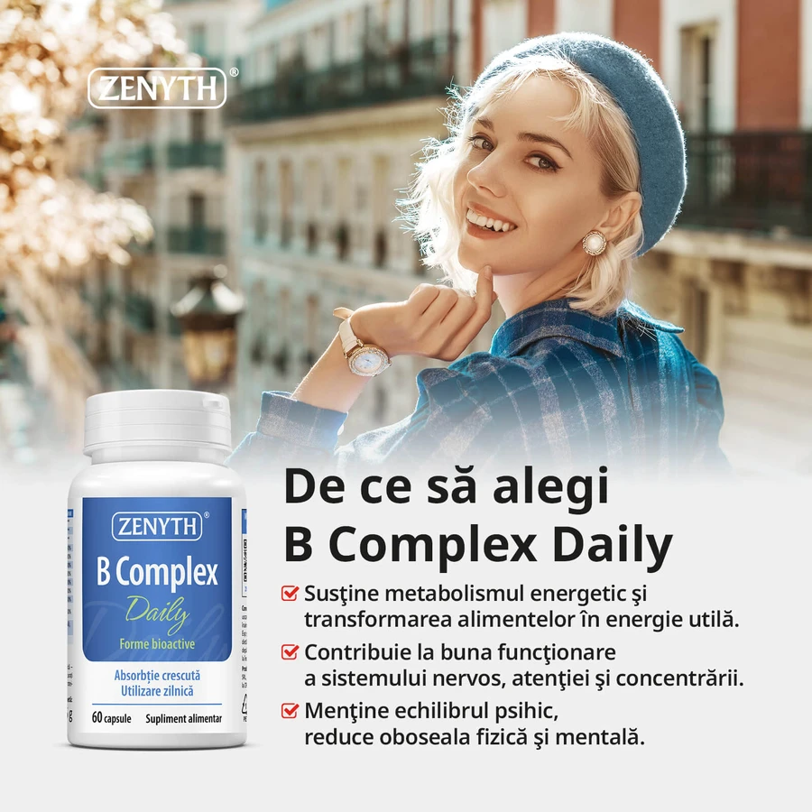 B Complex dagelijks, 60 capsules, Zenyth