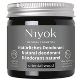 Natuurlijke crème deodorant met oosterse houtgeur, 40 ml, Niyok