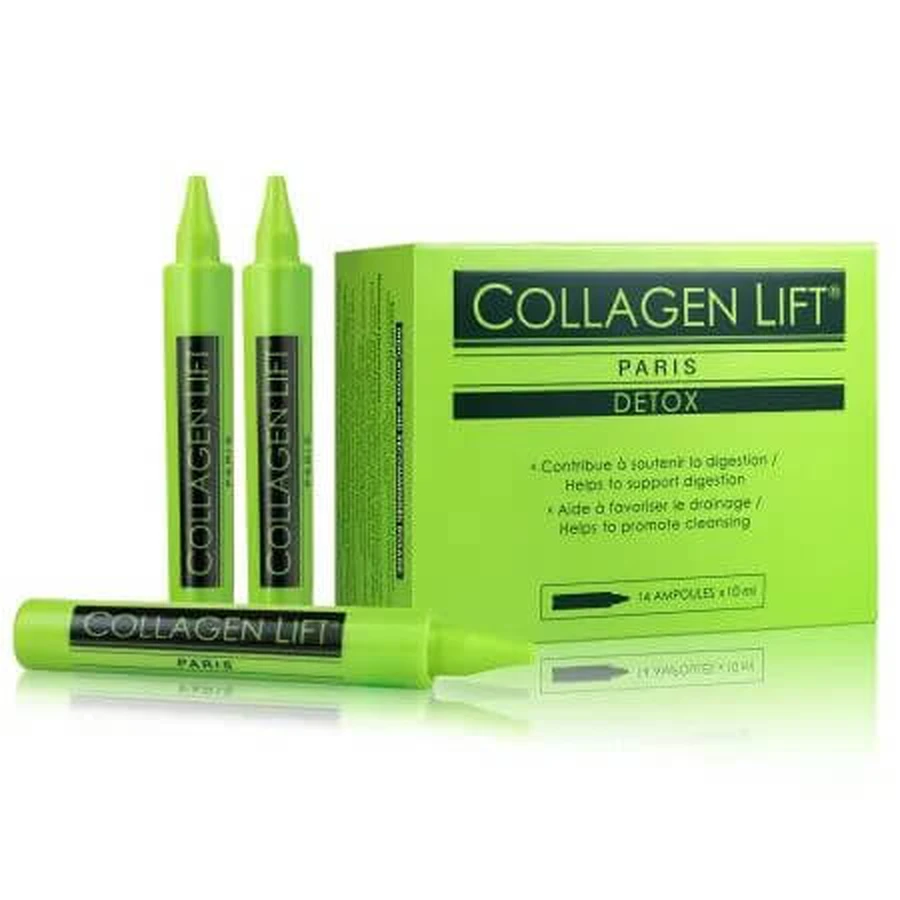Fiolki Collagen Detox, 14 fiolek x 10 ml, Collagen Lift: ceny i cechy