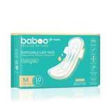 Postnatal disposable absorbent pads, Size M 340 mm, 10 pieces, Baboo
