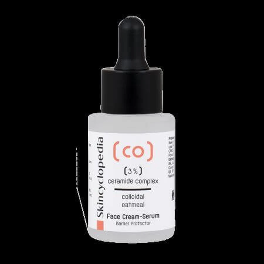 Serum do twarzy z 3% kompleksem ceramidowym i owsem koloidalnym, 30 ml, Skincyclopedia: ceny i cechy