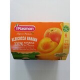 Plasmon Omogeneizzati Di Frutta Sapori Di Natura Albicocca Banana 4x100g