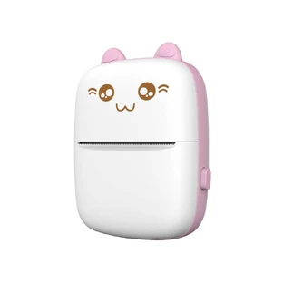 Mini thermische printer voor katten HURC9 - roze