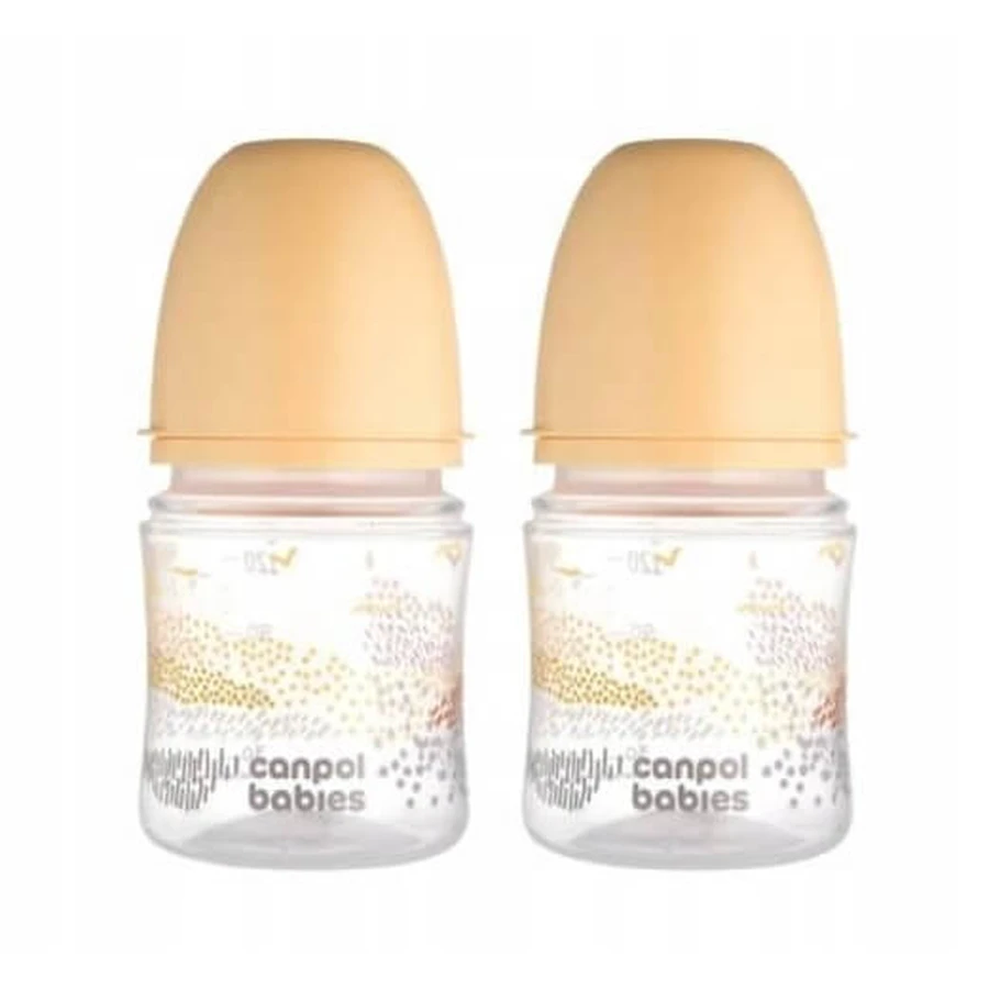 Canpol Baby's EasyStart Antikoliekfles 0 m + 120 ml, 2 stuks