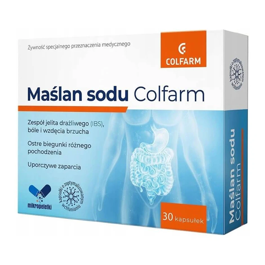 Colfarm Sodium Butyrate, 30 capsules