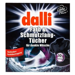 Dalli Wipes for washing black fabrics, 10 pieces