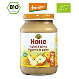 Purea ecologica di mele e pere, +4 mesi, 190 g, Holle Baby Food