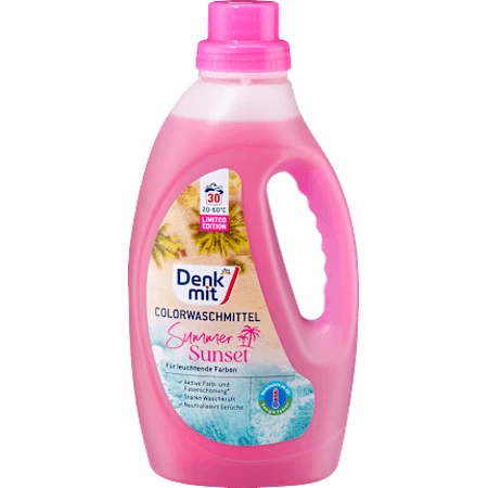 Denkmit Summer Sunset Flüssiges Buntwaschmittel 30 Wäschen, 1,5 l