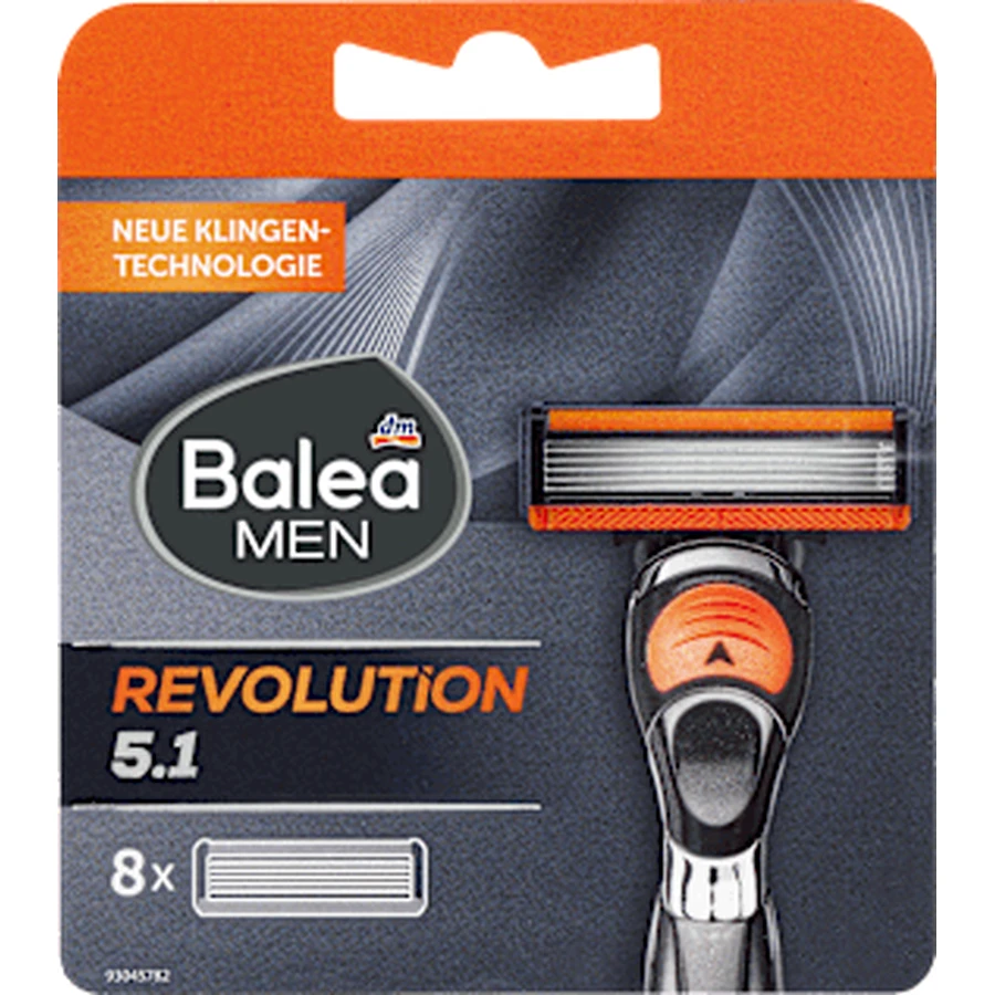 Balea MEN Revolution 5.1 scheermesjes, 8 stuks