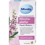Mivolis Integratore alimentare con vitamine e minerali, estratto di pepe di frate e pianta della mantiglia, 60 pezzi