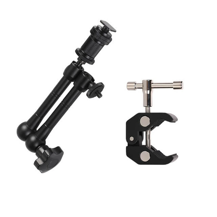 Clipbevestiging voor camera, camcorder, microfoon