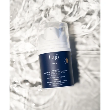 Hagi Men Ahoj Kapitan set, gel detergente per il viso, 200 ml + crema-gel idratante per il viso, 50 ml