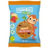 Frank&Oli For Kids, zachte koekjes, amandelspijs, banaan en aardbei, 35 g