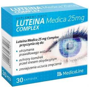 Lutein Medica 25 mg Complex, 30 capsules