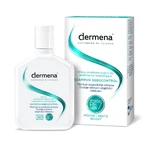 Set de îngrijire a părului Dermena, balsam pentru întărirea părului, 200 ml + șampon pentru păr gras, 200 ml + ser stimulator al creșterii părului, 50 ml gratuit