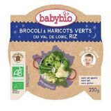 Biologische menupuree van broccoli, sperziebonen en rijst, +12 maanden, 230 g, BabyBio