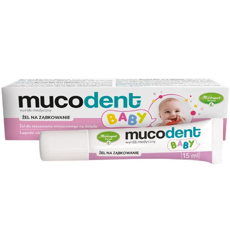 Mucodent Baby, teething gel, 15 ml