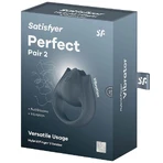 Satisfyer Perfect Pair 2, anillo vibrador para parejas, gris