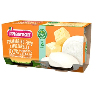 Serek homogenizowany i przecier z mozzarelli, +4 miesiące, 2x 80g, Plasmon