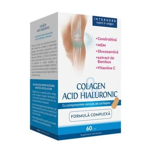 Fórmula Complejo de Colágeno y Ácido Hialurónico, 60 comprimidos, Interherb
