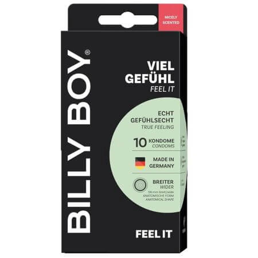Feel It Kondom, 10 Stück, Billy Boy