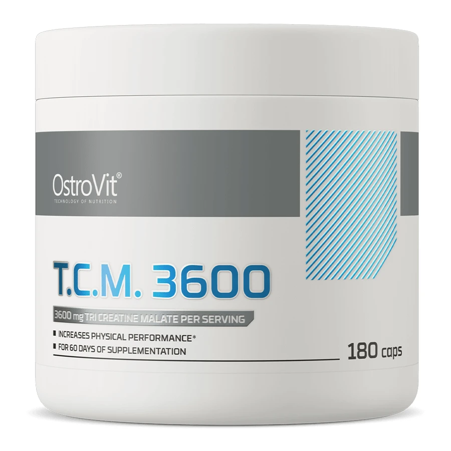 OstroVit Creatina Malato 3600 mg, 180 cápsulas