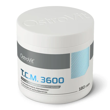 OstroVit Creatina Malato 3600 mg, 180 cápsulas