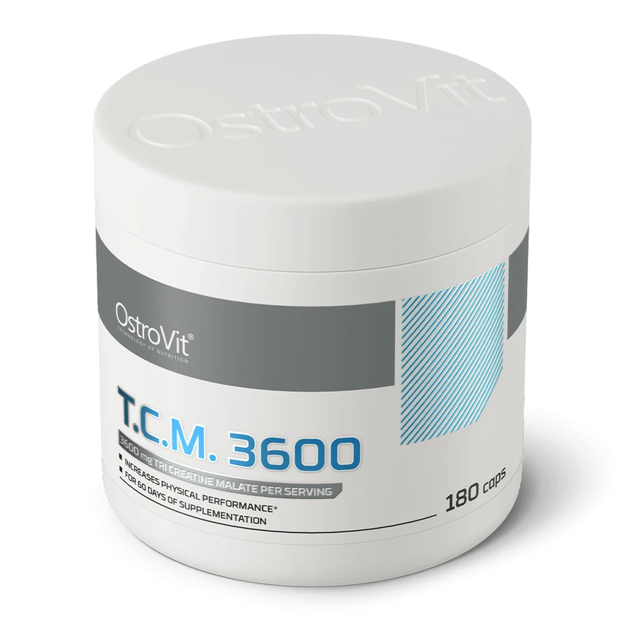 OstroVit Creatina Malato 3600 mg, 180 cápsulas