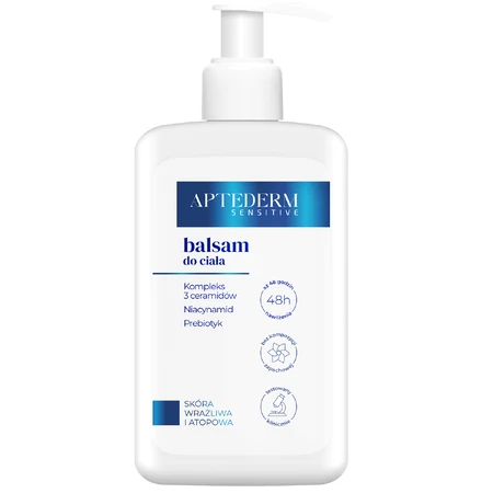 Aptederm Sensitive, balsam do ciała, skóra wrażliwa i atopowa, 400 ml: ceny i cechy