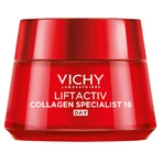 Set Vichy Liftactiv Collagen Specialist, antirimpelcrème, alle huidtypes, 50 ml + oogcrème, 15 ml + light fluid SPF 50+, 15 ml + gratis cosmetisch tasje