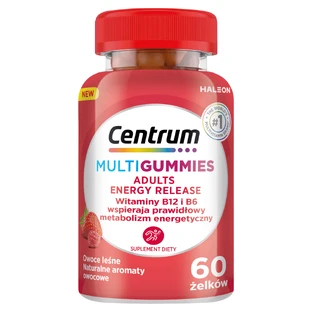 Centrum MultiGummies Adult Energy Release, gominolas, 60 unidades