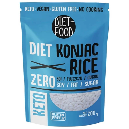 Diet-Food Konjac Diet Rice, nouilles Shirataki, konjac, Bio, 300 g