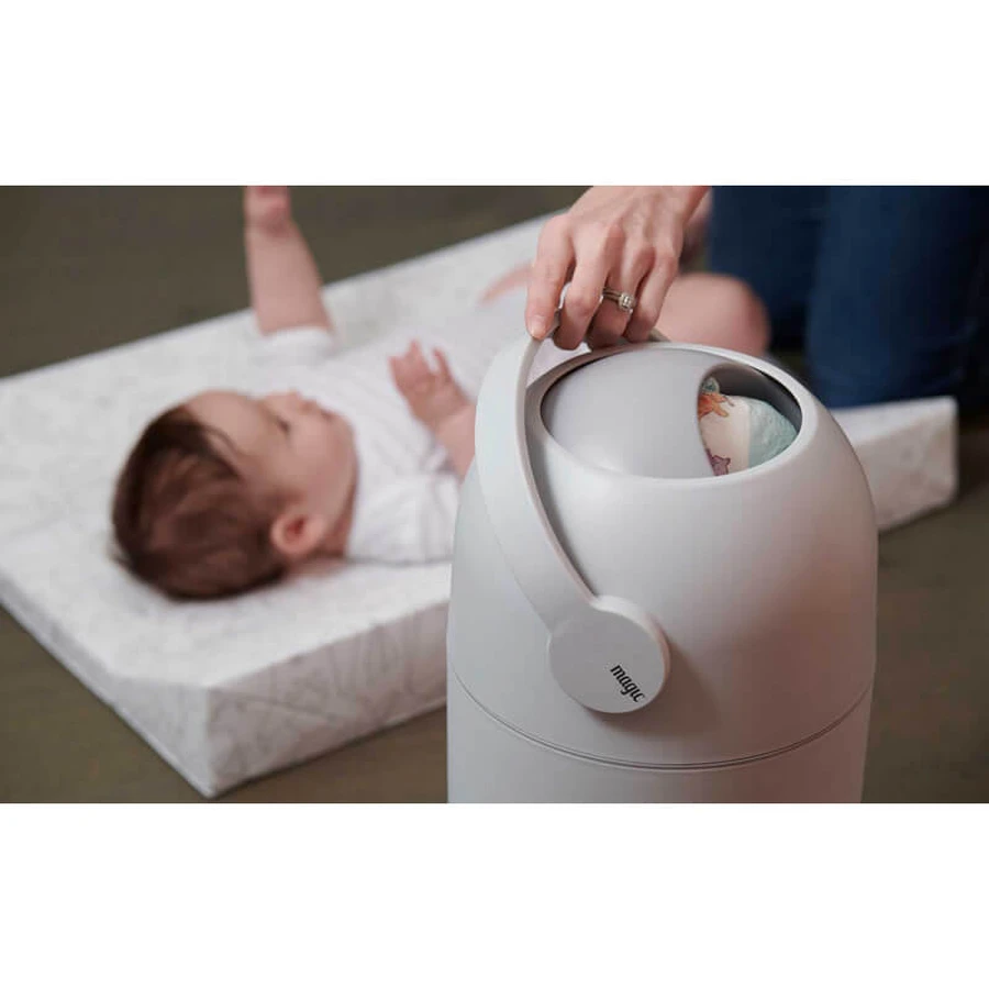 Magic Majestic, contenedor de pañales usados, azul, 40 l + bolsas, 15 piezas