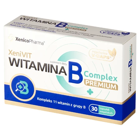 XeniVit Vitamin B Complex Premium, 30 capsules