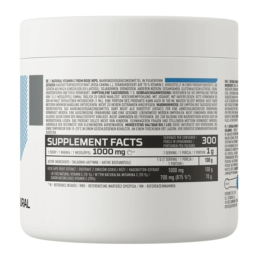 OstroVit Natuurlijke vitamine C uit Rozenbottel, 300 g