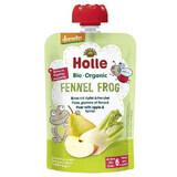 Pochette de purée de pommes et de fenouil bio, +6 mois, 100 g, Holle Baby Food