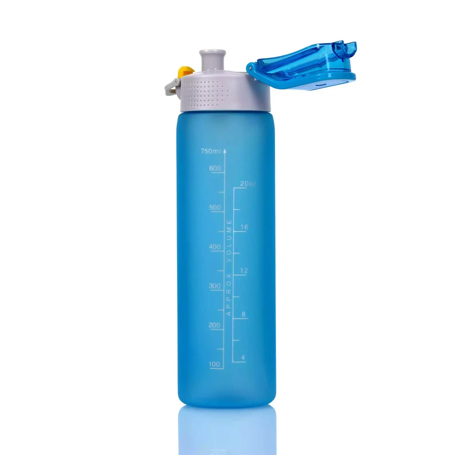 Casno, Tennessee tritan bottle with mouthpiece, blue, 750 ml