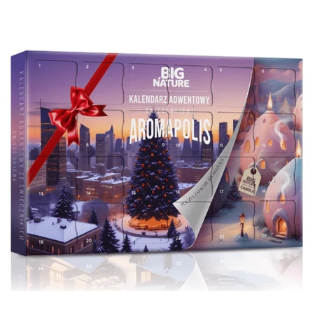 Aromapolis Adventskalender Set, 24 sojakaarsen, Big Nature