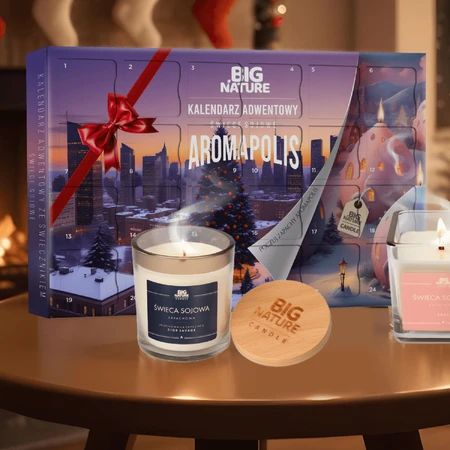 Aromapolis Adventskalender Set, 24 sojakaarsen, Big Nature