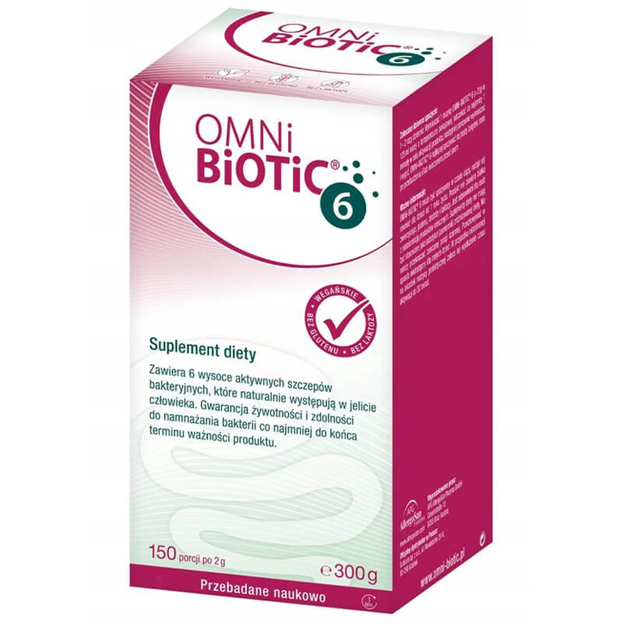 OmniBiotic 6, powder, 300 g