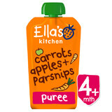 Zakje biologische wortel-, appel- en pastinaakpuree, 120 g, Ella's Kitchen
