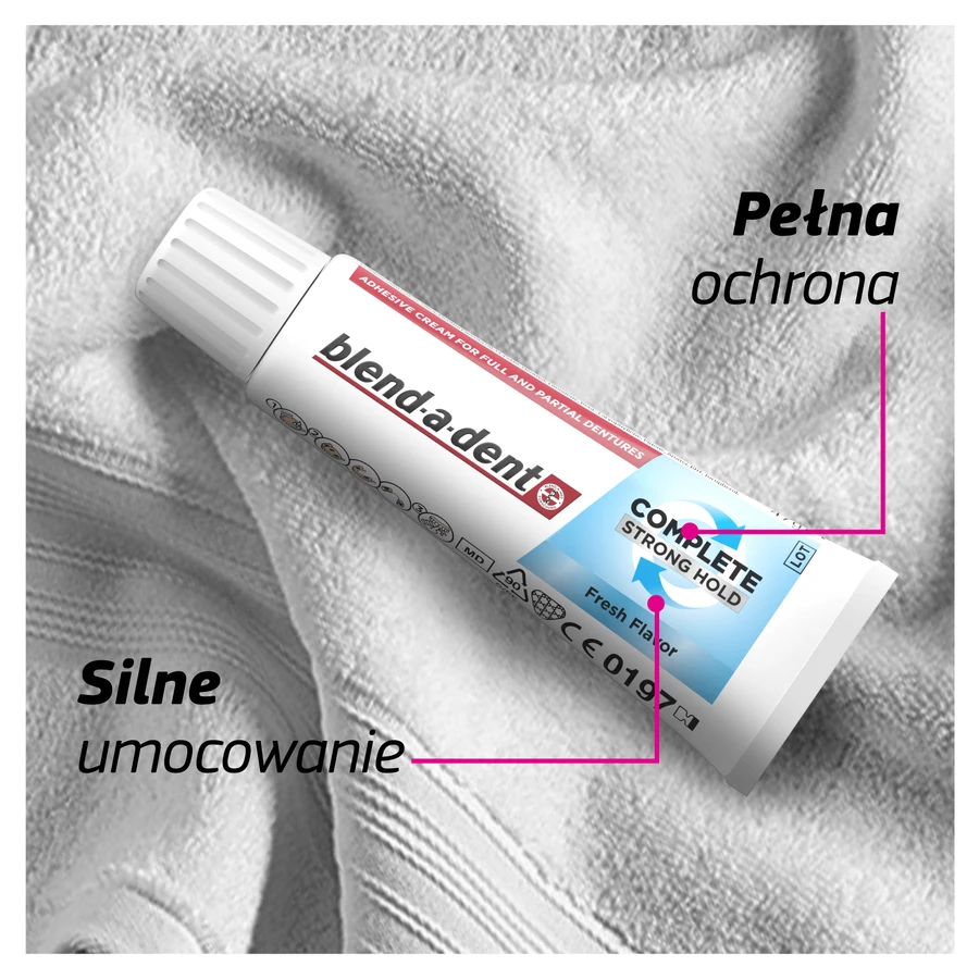 Blend-a-dent Complete Fresh, Haftcreme für Zahnersatz, 40 ml