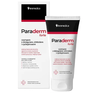 Paraderm Forte, szampon z dziegciem, ichtiolem i cyclopiroxem, 150 g