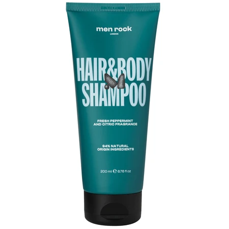 Men Rock Hair&Body Shampoo, haar- en lichaamsshampoo, 200 ml