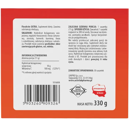 Activlab Pharma FlexActiv Extra, mango-ananassmaak, 30 sachets