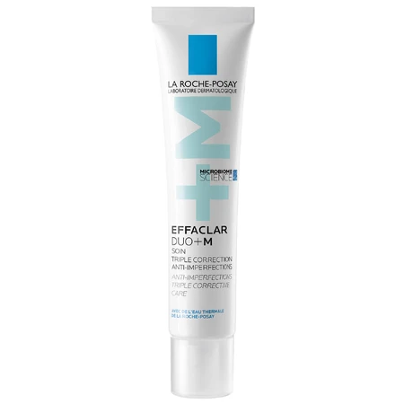 La Roche-Posay Effaclar kit, reinigingsgel voor de vette en gevoelige huid, 400 ml + Effaclar DUO+M, hydraterende crème voor de acnegevoelige huid, 40 ml + gratis zakje