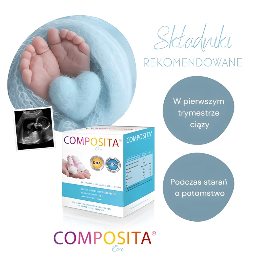 Composita One, 30 capsules + 30 DHA capsules